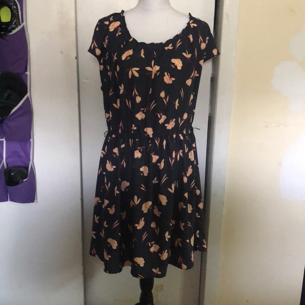 Lauren Conrad blue flower dress